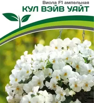 Партнер Виола F1 ампельная КУЛ ВЭЙВ УАЙТ ^(5шт в амп) - Товары для дома и сада