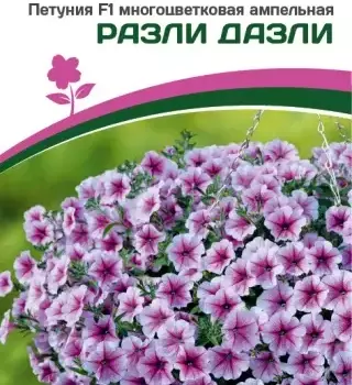 Партнер Петуния F1 серия "ЗАЦВЕТЁТ" Long РАЗЛИ ДАЗЛИ/ многоцветковая ампельная^(5шт в амп) - Товары для дома и сада