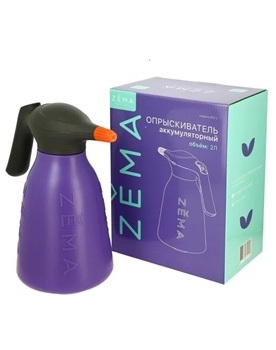 Аккумуляторный опрыскиватель ZEMA объемом 2 литра (фиолетовый) - Товары для дома и сада