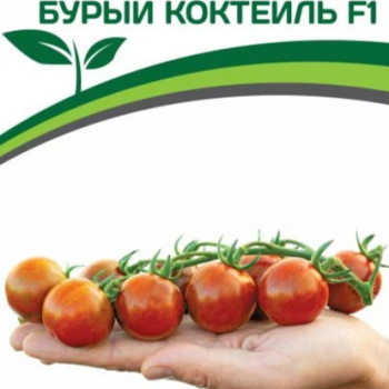Партнер Томат БУРЫЙ КОКТЕЙЛЬ F1 (5шт) двойной пакет - Товары для дома и сада